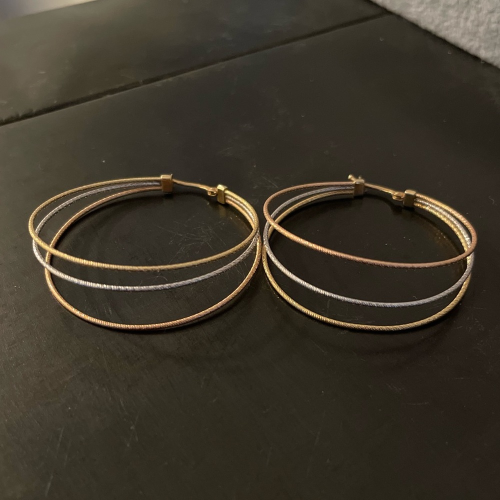 Three Ring Earrings